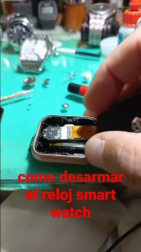 como desarmar reloj smart watch
