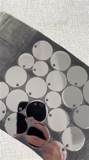 Stainless Steel Tag Polishing Machine | Small Metal Parts to Mirror Finish #polishingmachine