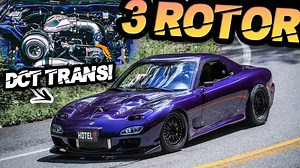 900 HP 3 Rotor RX7 with DCT Trans! (83MM Turbo 9,000RPM EARGASM) | That Racing Channel