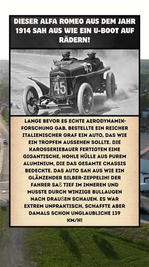 A.L.F.A 40/60 HP: DAS AUTO, DAS WIE EIN ABGESTÜRZTER ZEPPELIN AUSSAH! 🛸