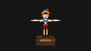 Fanart Pinocchio - 3D model by GingeroDC