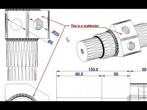 Annotating with MultiLeaders in CorelCAD