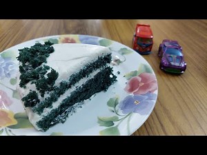 How to make blue velvet cake | eggless blue velvet cake | King's Food Craft
