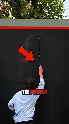 How To Draw The Perfect Dotted Line with Chalk 😨
