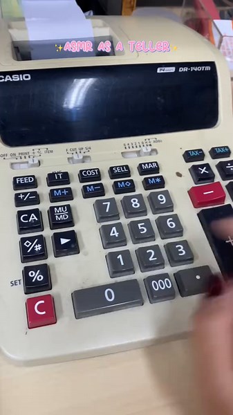 Experience ASMR as a Bank Teller: Relaxing Sounds