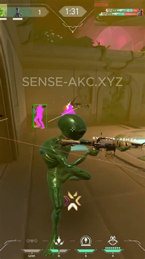 green alien in #valorant