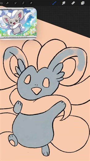 Pokemon Drawn Badly - Cinccino