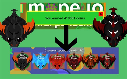 【mope io】I EARNED 41W COINS TO BUY ALL KD SKINS | PLAY KING SHAH TROLL
