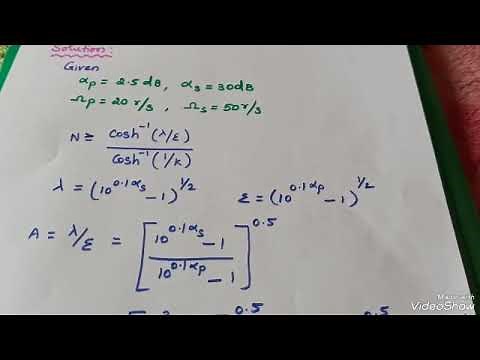 How to find order of a Chebyshev filter/DSP