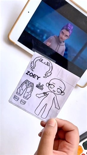 Cute Zoey Paper Doll Tutorial | Fun DIY Short