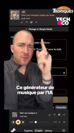 5.6K views · 34 reactions | Un journaliste a créé un morceau de zouk love grâce à l'intelligence artificielle et le résultat fait peur  Et vous vous en pensez quoi ?  : @bfmtv | Tropiques FM | Facebook