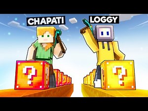 I CHALLENGED CHAPATI TO 1V1 LUCKY BLOCK STAIRS RACE