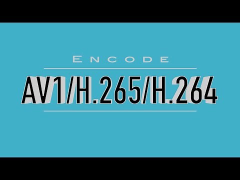 AV1-H.264-H.265 Encoding comparison