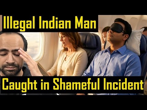 Shameful Act of Illegal Indian Passenger in American Flight
