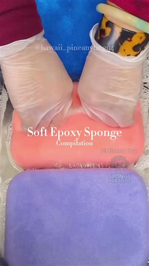 Soft Epoxy Sponge ASMR Experience