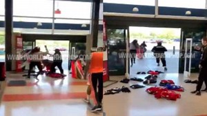 Well Damn: Group Of Chicks Beat On A Clothing Store Security Guard & Escape With A Bunch Of Clothes Without Paying!