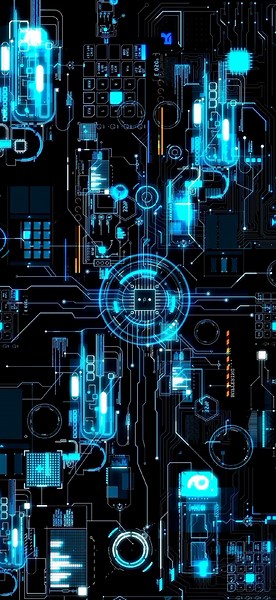 4K Processor Live Wallpaper - Sinister Clock Titan Design