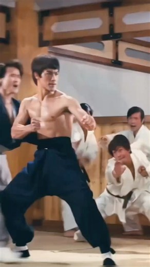 Even if you gang up on Bruce Lee, you still can't beat him #kungfu