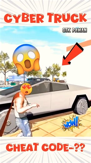 Cyber Truck Cheat Code 🤯 in Indian Bike Driving 3D New Update 🔥 #shorts #indianbikedriving3d