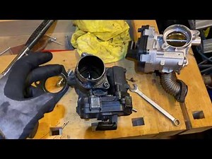 Saab 9-3 1.9 TID Changing EGR Valve and Throttle Body