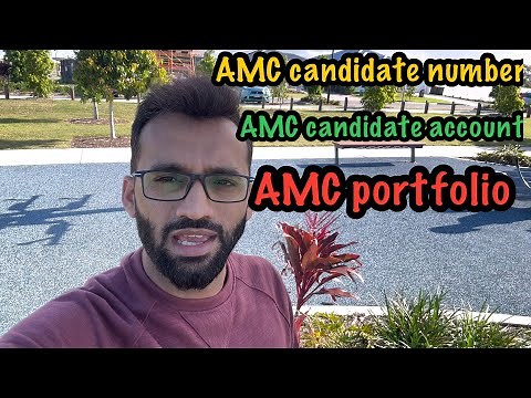 How to Create an AMC Candidate Account and Get AMC Candidate Number & AMC Portfolio |