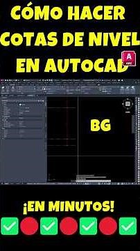 📏 CÓMO HACER COTAS DE NIVEL EN AUTOCAD… ¡EN MINUTOS!