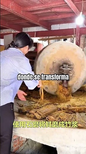 This is how bamboo paper is made in China 🎋📜