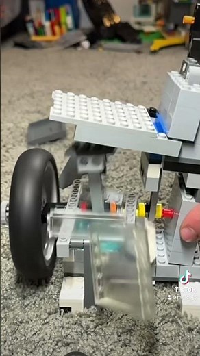 Lego one cylinder explosion | Lego vacuum engines