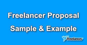 Freelancer Proposal Sample & Example - Webson Job