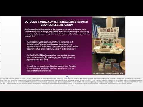 How to do the Portfolio Assignment