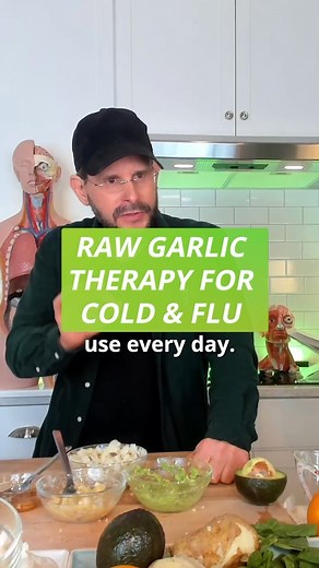 Medical Medium® on Instagram: "Raw Garlic Therapy For Cold & Flu Medical Medium Raw Garlic Therapy is a powerful, helpful, simple tool to help fight off colds, flus, bacteria, and viruses and is especially effective to use right away at the first signs of getting sick. Garlic is antiviral, antibacterial, antifungal (including anti-mold), anti-parasitic, and rich in the phytochemical allicin, a sulfur compound that helps prevent disease. It’s a perfect food to help fight colds, flus, throat infec