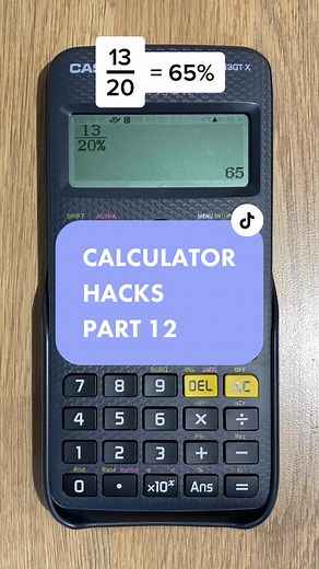Calculator Hacks Part 12 #maths #gcse #igcse #gcsemathsrevision #mathstok #revision #study #fyp #AQA #EDEXCEL #OCR #calculator #calculatorhack