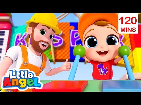 Community Helpers Song | Little Angel | Nursery Rhymes & Cartoons for Kids | Moonbug