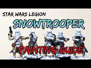 How to Paint Star Wars Legion Snowtroopers