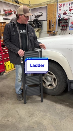 Folding Step Ladder comes in 3 or 4 steps and black or red! Amazing deal great little ladder easy to use and store! #stepladder #ladder #tiktokshopcreatorpicks #tiktokshopjumpstartsale #fanfavoritedeals