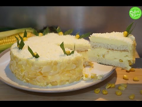 Homemade Corn Mousse Cake Recipe - Cách làm Bánh Kem Bắp thơm ngon, đẹp mắt, đơn giản tại nhà