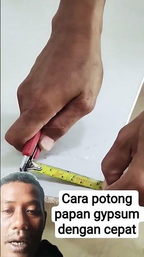 effective!! how to cut gypsum board quickly #diy #tools #woodworking #tips #tutotial #shorts