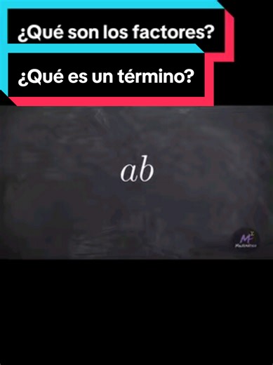 Factores y Términos en Álgebra