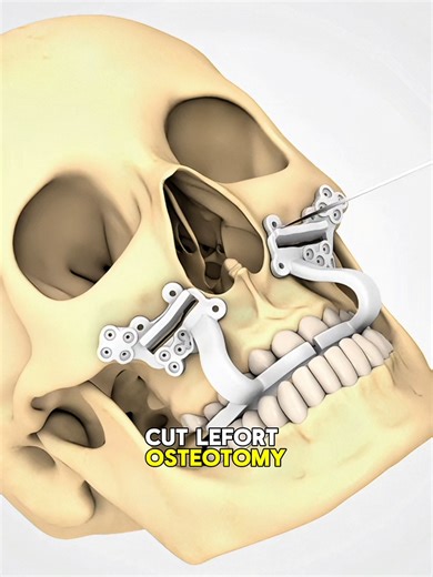 How Upper Jaw Surgery Explained 😮 How Doctors Realign the Jaw for Perfect Bite (3D Animation) #jaw_surgery #orthognathicsurgery #facialsurgery #medicaleducation #surgeryexplained