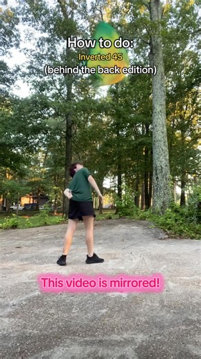 Inverted 45 Moves for Color Guard Beginners