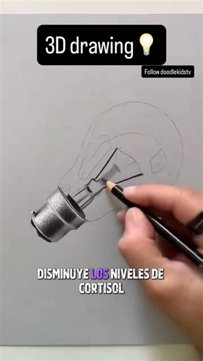 Doodlekidstv on Instagram: "3D drawing 💡#art#artwork#drawing#sketch#pencil Plz follow for more Note: use the same tricks for other objects too thanks 🙏"
