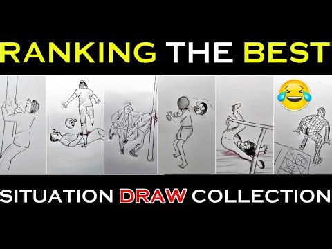 Ranking The Best Situation Draw (Episode-01) 😂🔥 | Wait for it! | #Drawing #funny