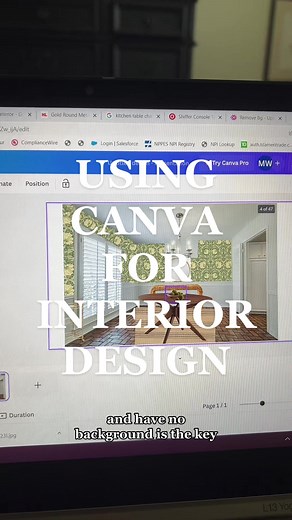 Had to show you guys how easy it is to use Canva to design a room. So many digital interior design websites but i found none were as easy as this #digitalinteriordesign #howtodesignaroom #onlineinteriordesign online interior design, dining room inspiration, digital interior design
