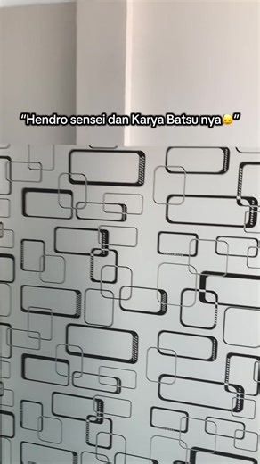 Karya Batsu oleh Hendro Sensei di Sekolah Jepang