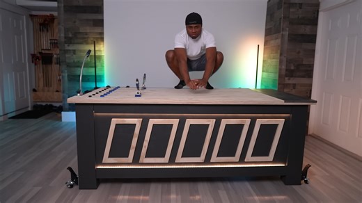 DIY woodworking workbench // DIY Creators