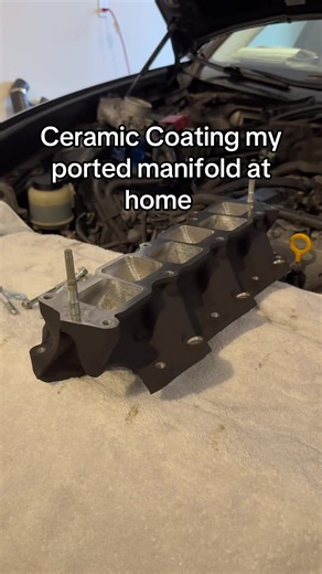 Ceramic Coating My Ported Manifold for the Infiniti G37