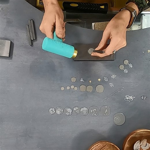 Find out more on how to add texture to silver blanks by watching the latest video on our YouTube channel ➡️ https://bit.ly/3oyblcO | Cooksongold