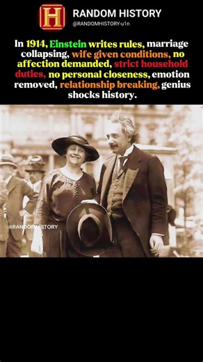 Einstein’s Shocking Marriage Rules #shorts