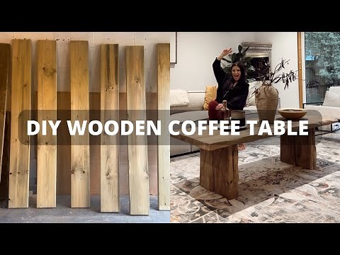EASY DIY Wooden Coffee Table