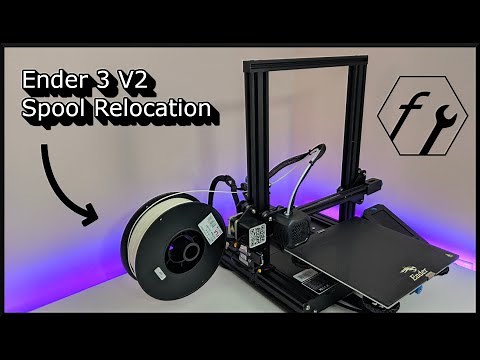 Ender 3 V2 Spool Relocation and First Layer Troubleshooting